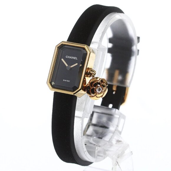 CHANEL Premiere Camellia Collection Black Dial Quartz Ladies Watch - Picture 3 of 9
